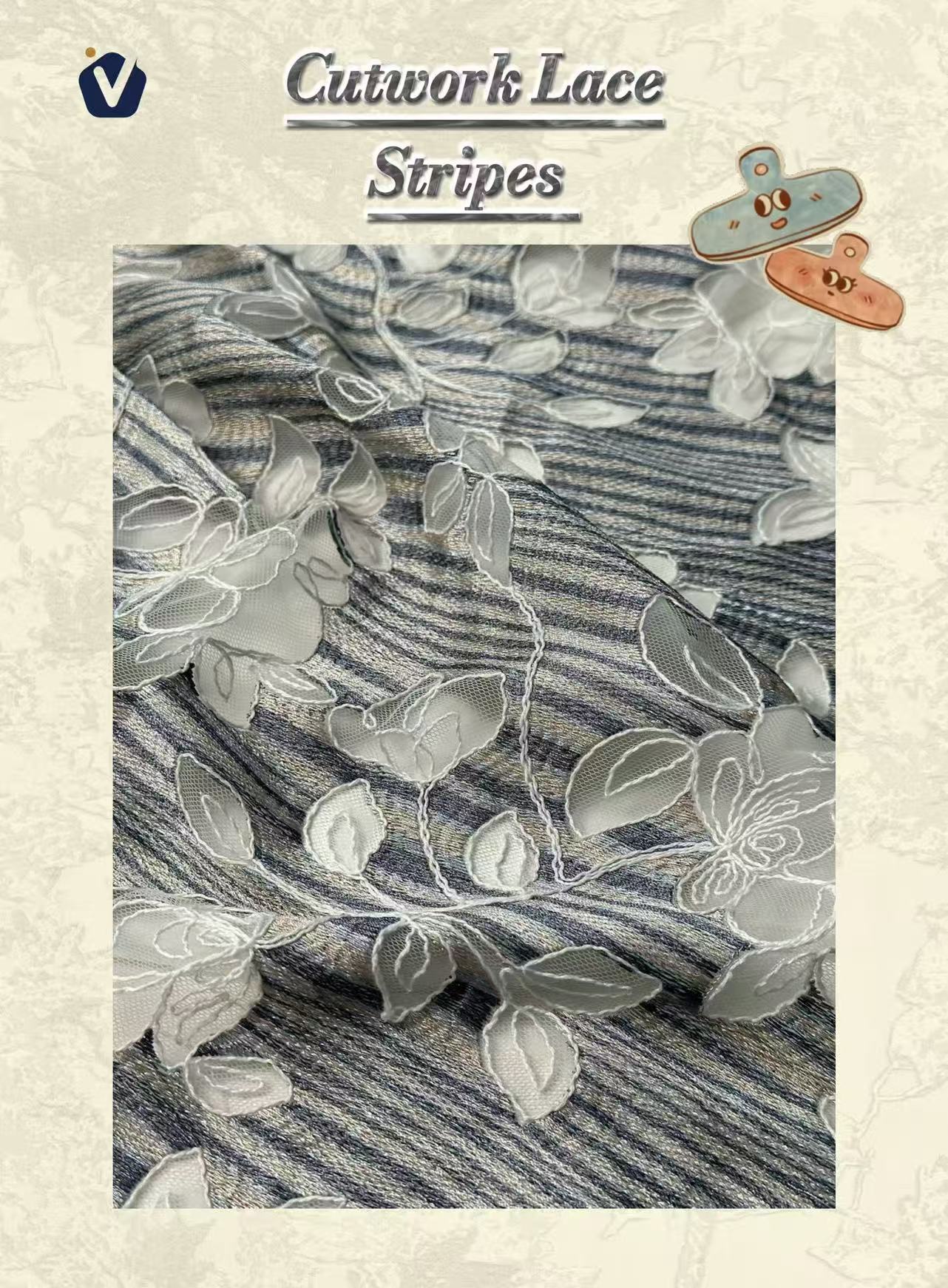 FP79086 / YX26010 / 绣花 fabric image