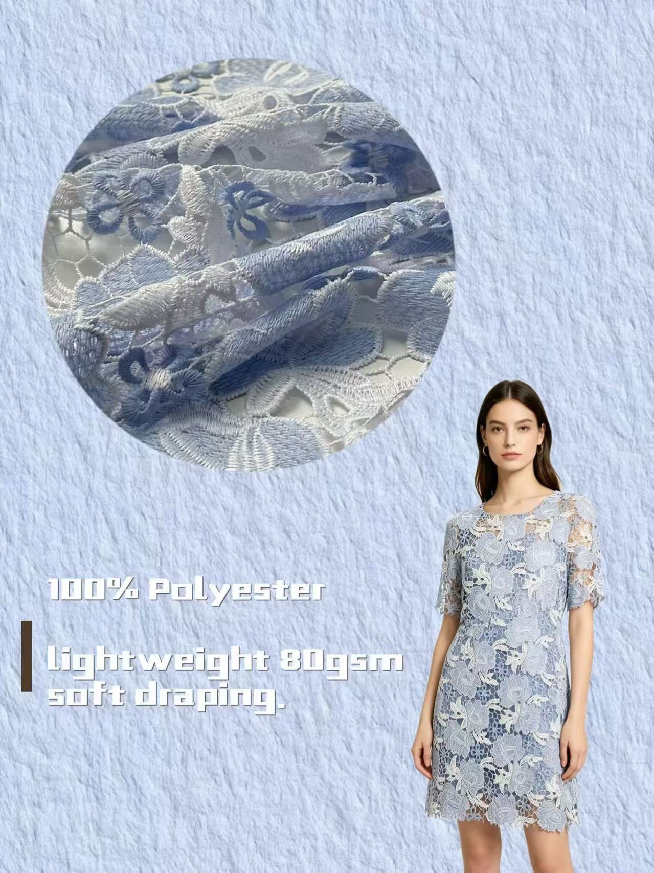 FP83122 / MR118 / 蕾丝绣花 fabric image 2