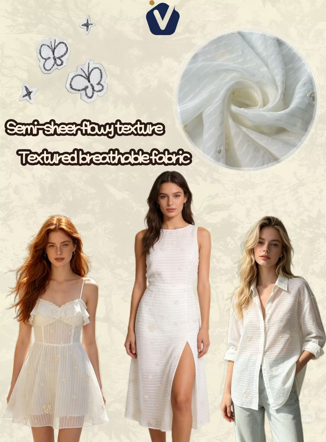 FP79063 / YX26036 / 绣花 fabric image 2