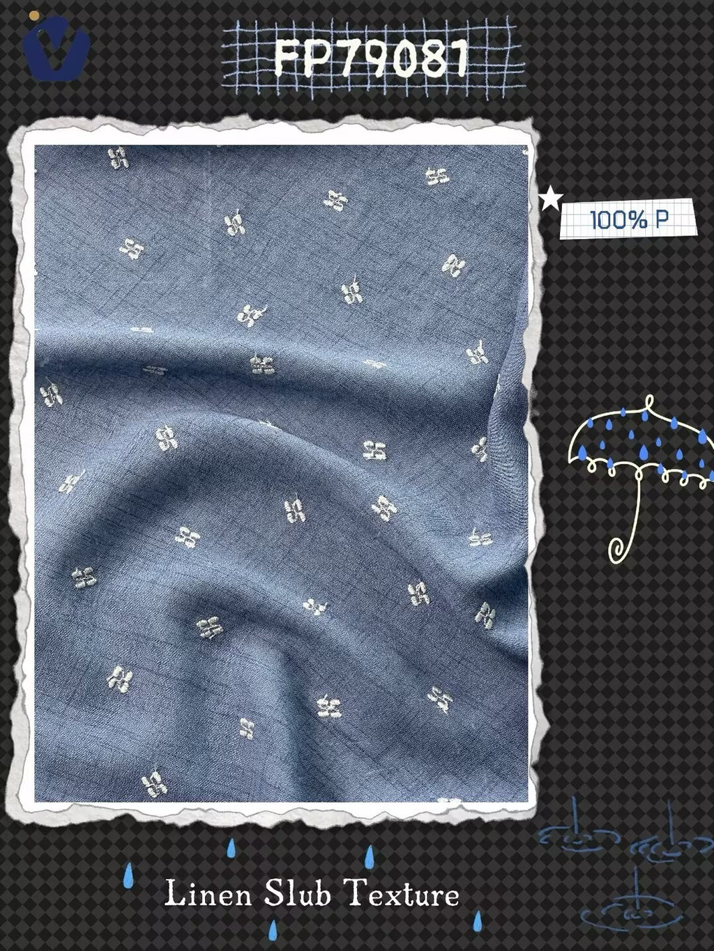 FP79081 / YX26003 / 绣花 fabric image 2