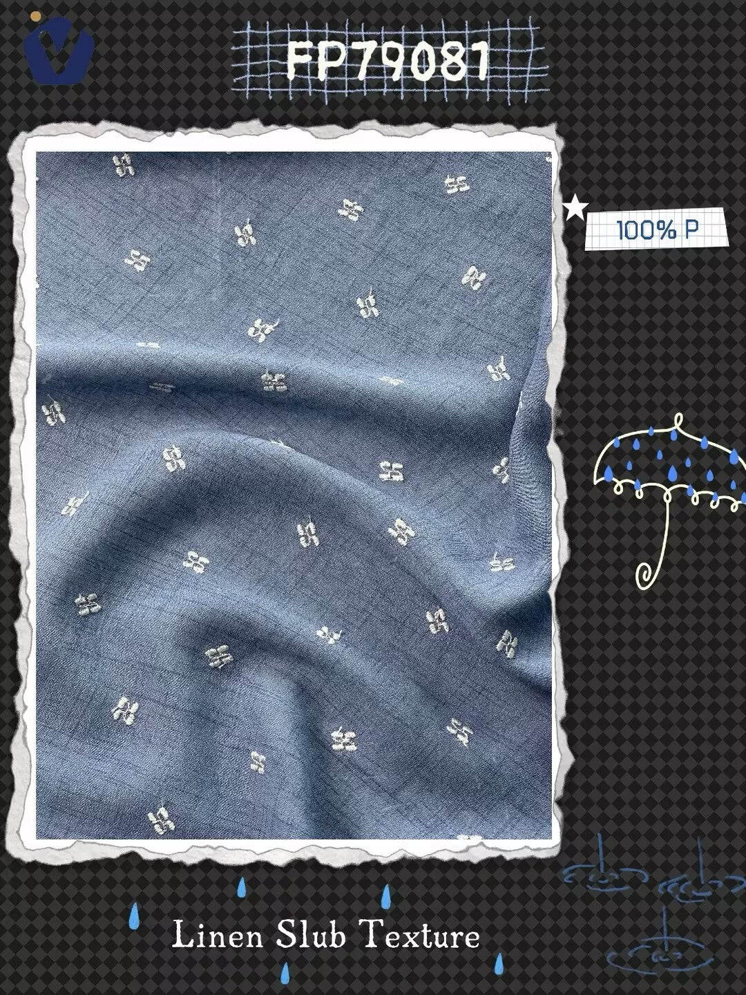 FP79081 / YX26003 / 绣花 fabric image 2