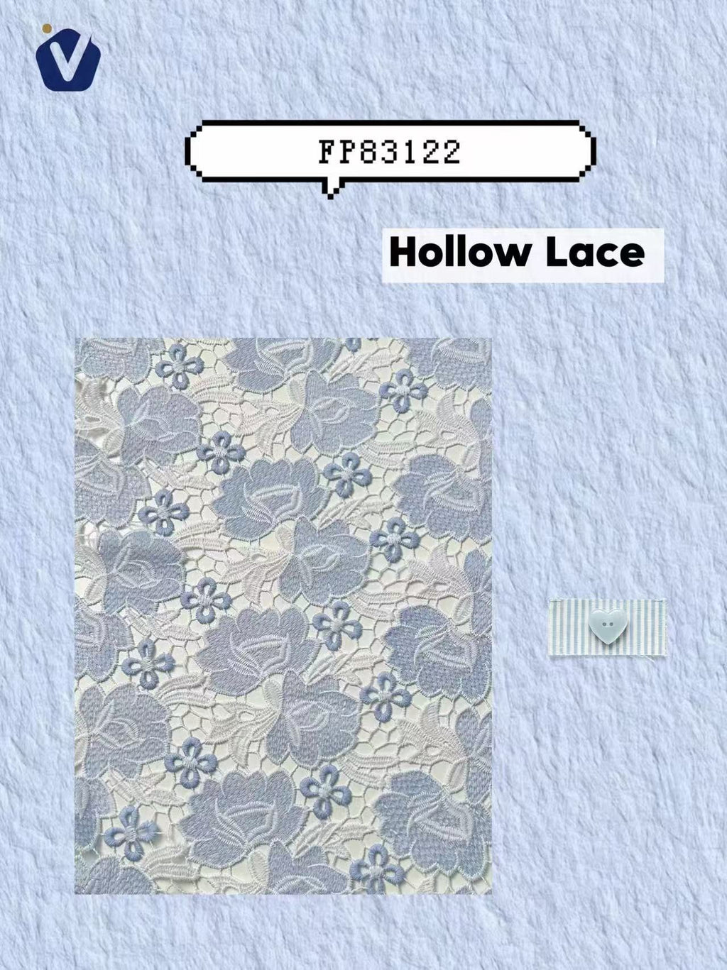 FP83122 / MR118 / 蕾丝绣花 fabric image
