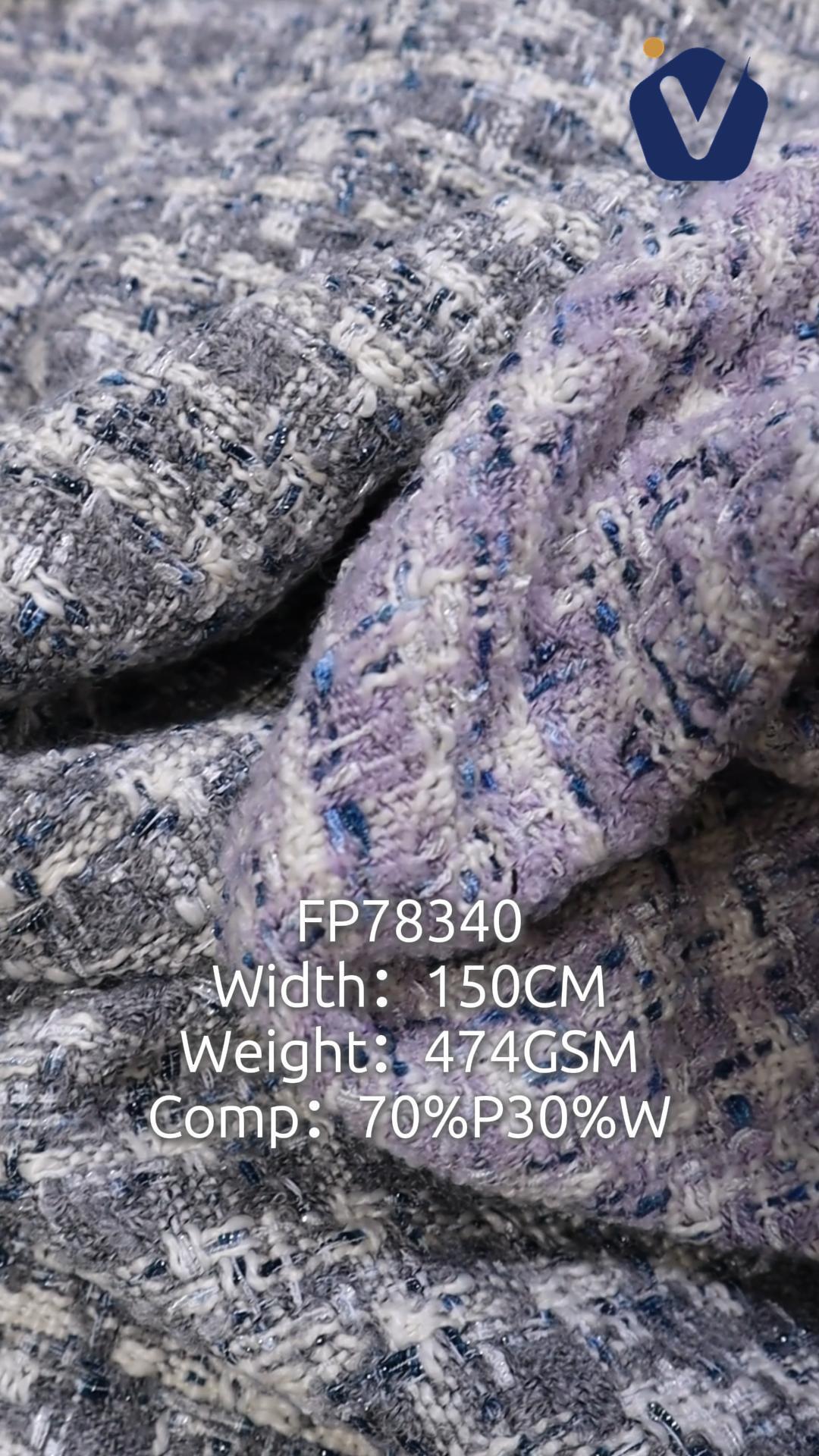 FP78340 / 343 / Chanel-style Tweed fabric image