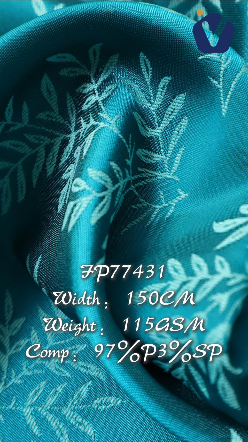 FP77431 / JD198 / 色丁提花 fabric image