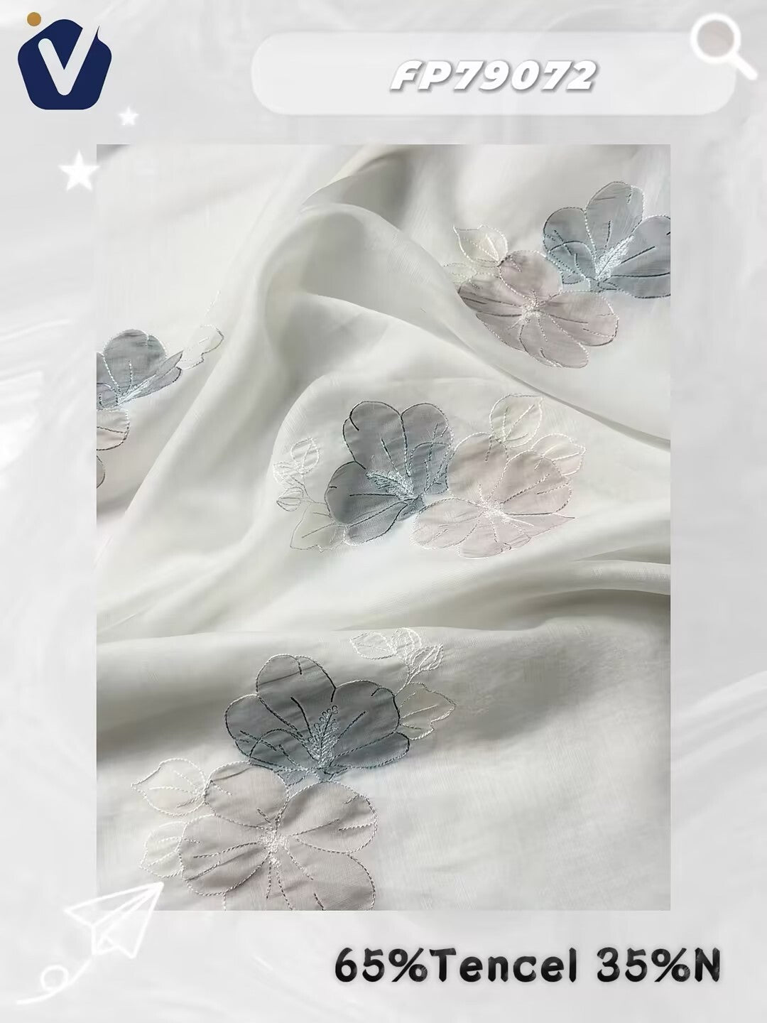 FP79072 / YX26042 / 绣花 fabric image
