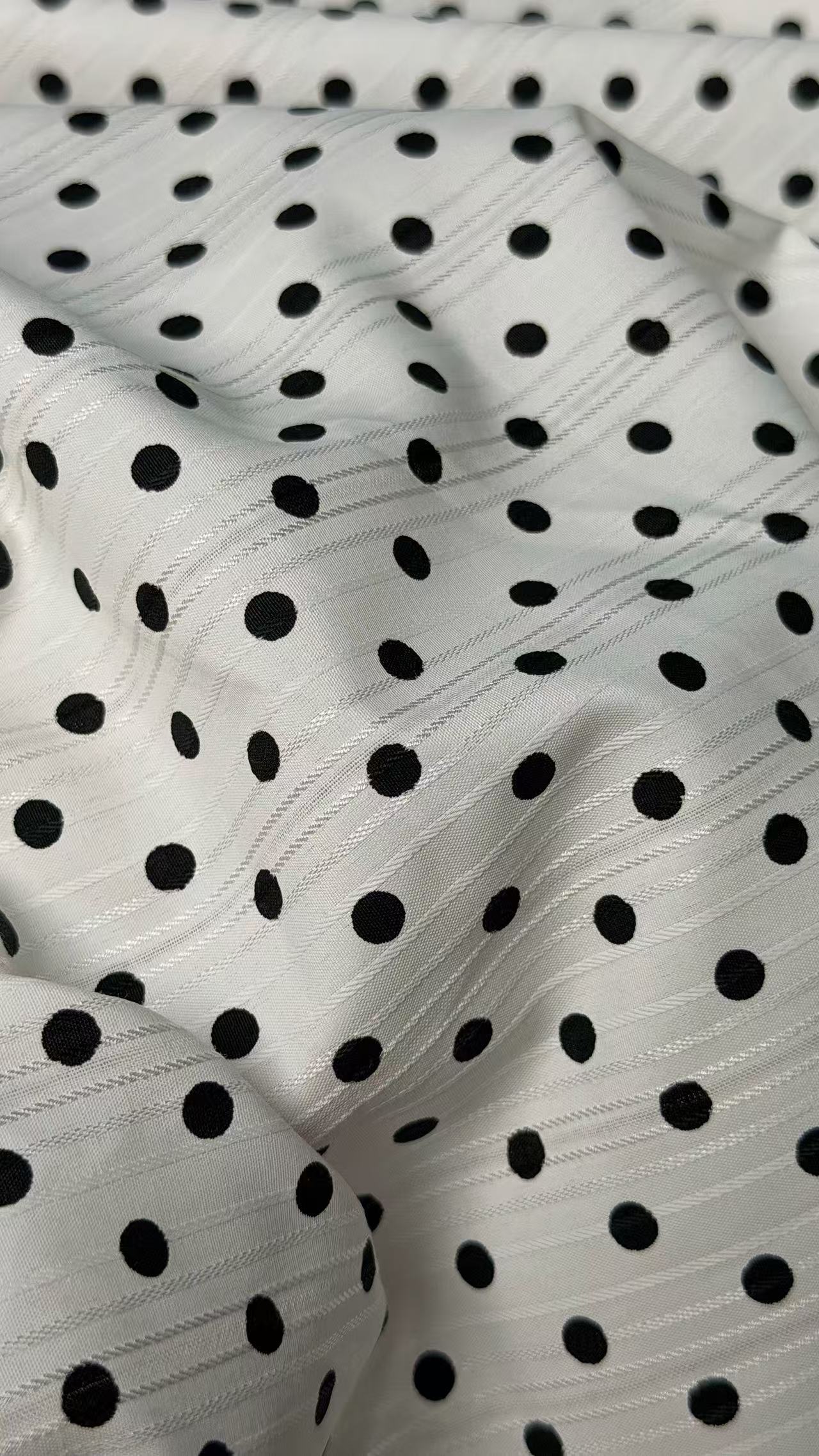 FP81888 / 7928#圆点 / 涤棉混纺条子/格子 fabric image 2