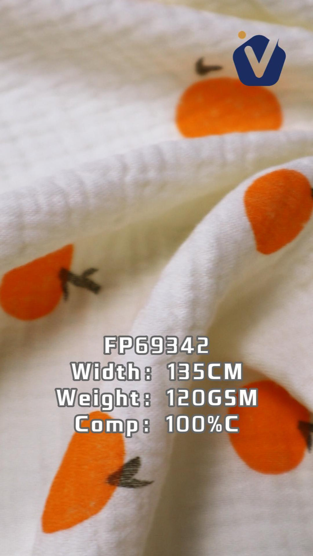 FP69342 / 全棉双层绉布印花 / 婴童绉布印花 fabric image 9
