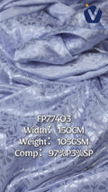 FP77403 / JD405 对称小花 / 色丁提花 fabric image
