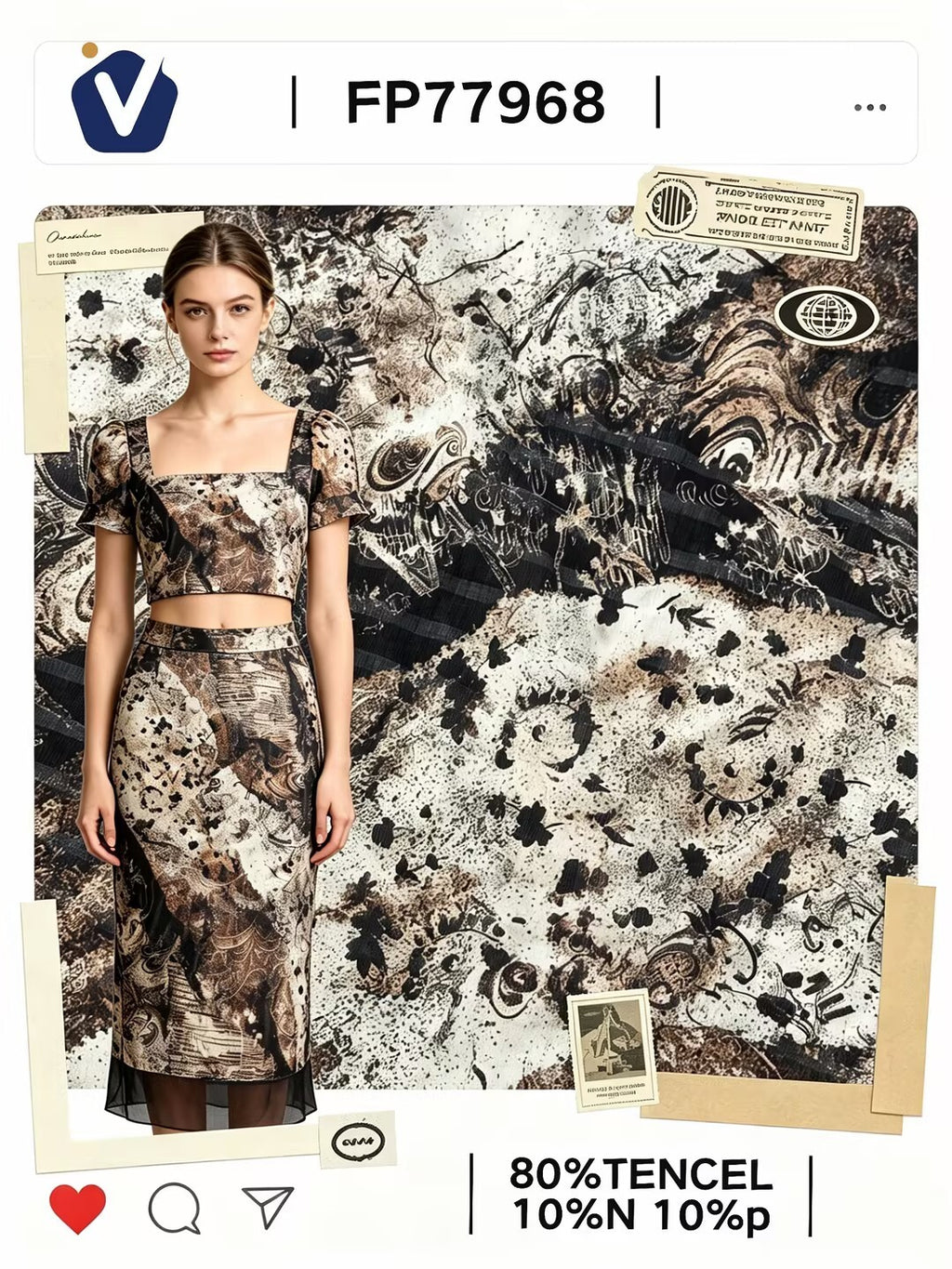 FP77968 / A605-3 / 后工艺女装 fabric image 2