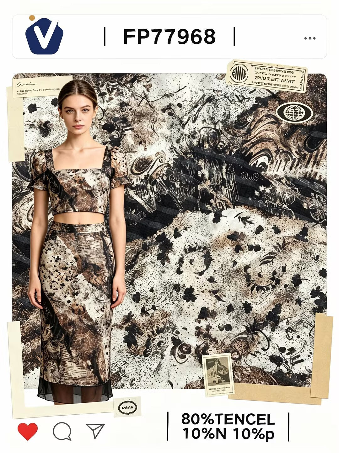 FP77968 / A605-3 / 后工艺女装 fabric image 2