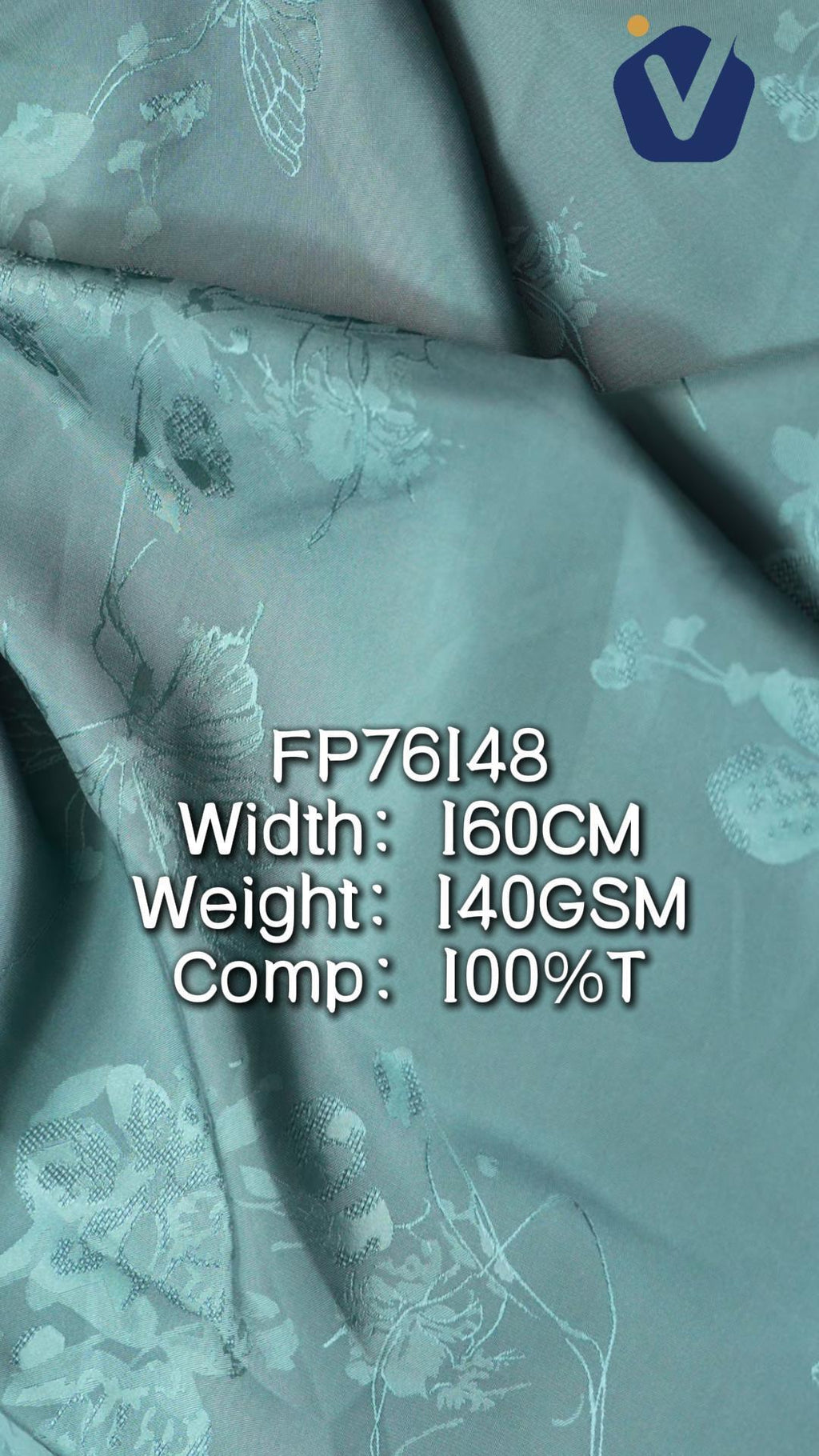 FP76148 / 高密醋酸破卡宋锦 / （浮光锦 fabric image