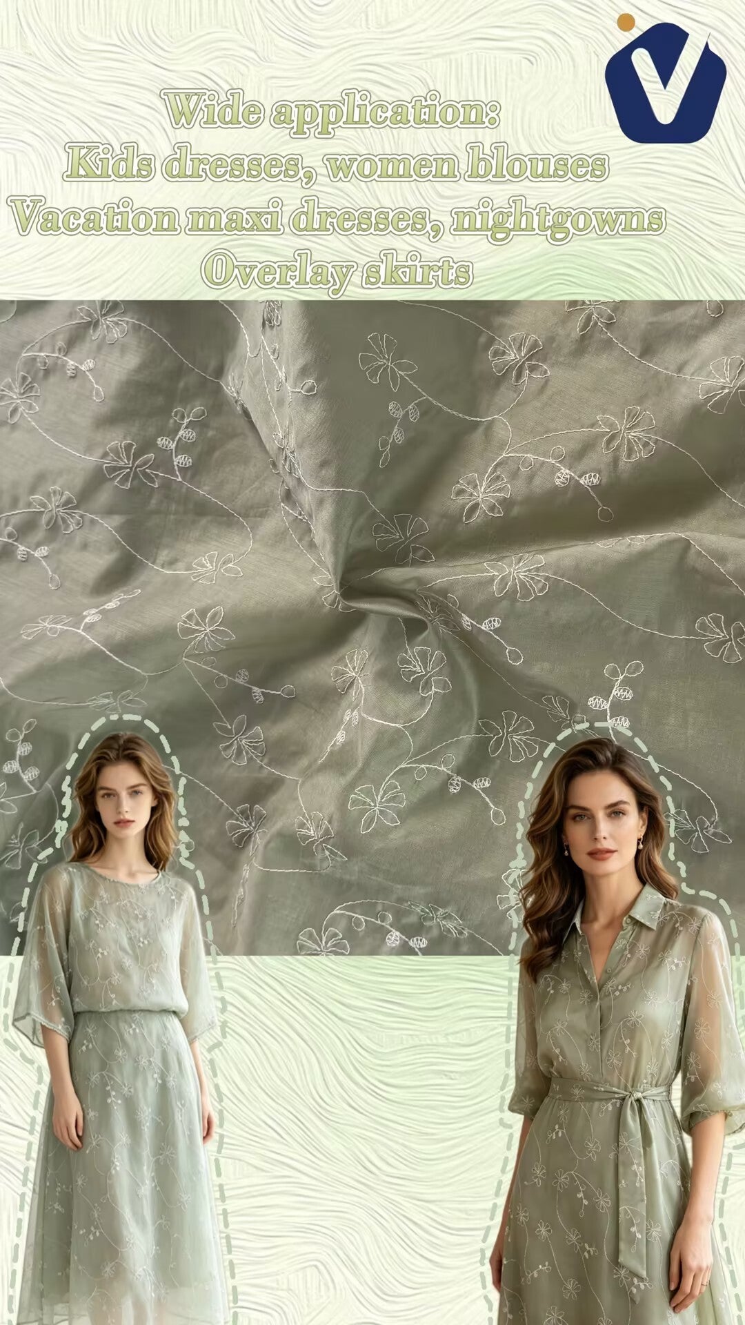 FP79077 / YX26049 / 绣花 fabric image 2