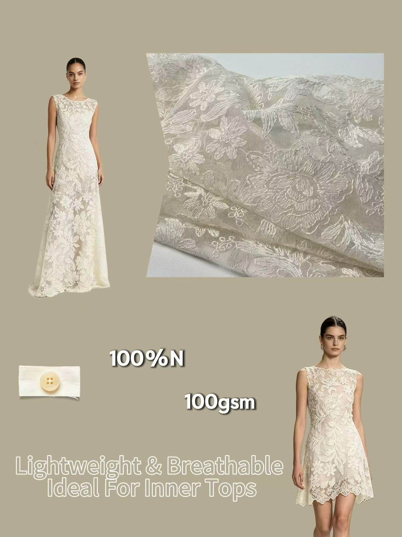 FP68349 / X1527 / 蕾丝绣花 fabric image