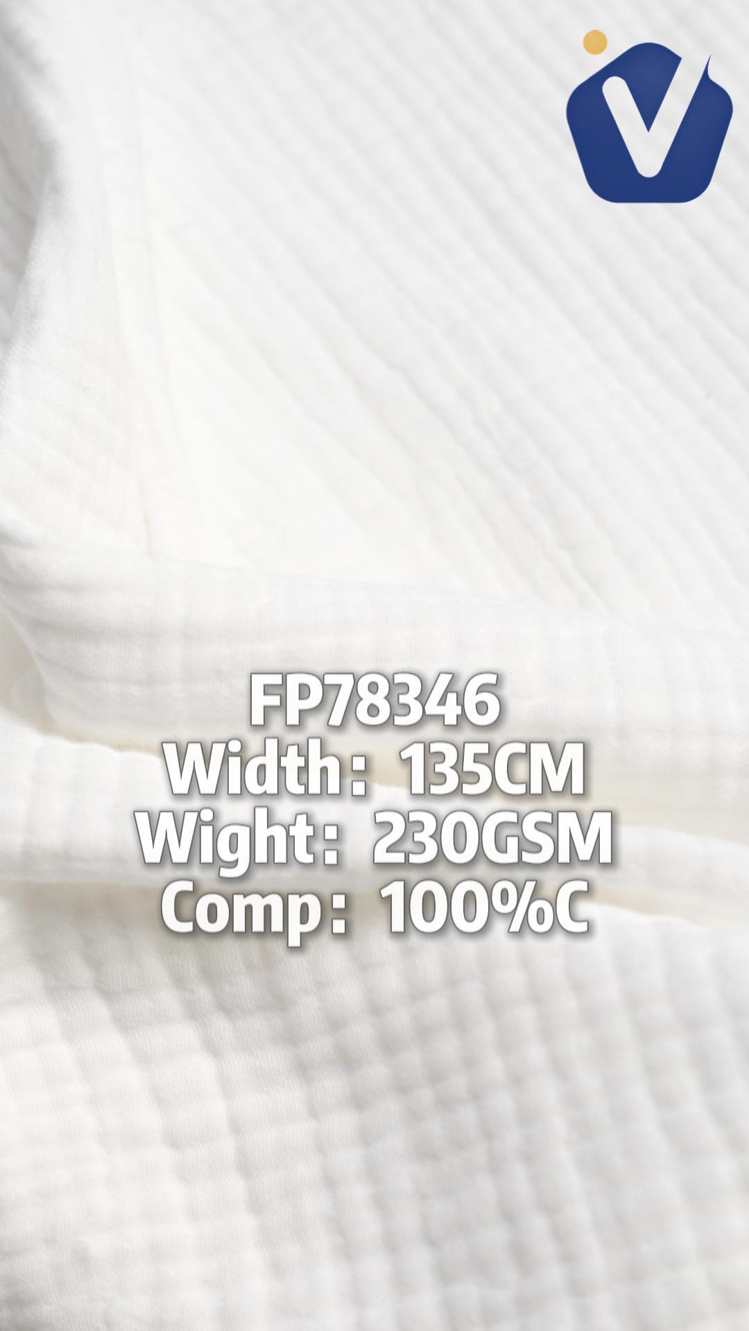 FP78346 / Dyed / Baby Crinkle Printed Fabric fabric image