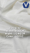 FP78132 / Q009 / 绣花 fabric image