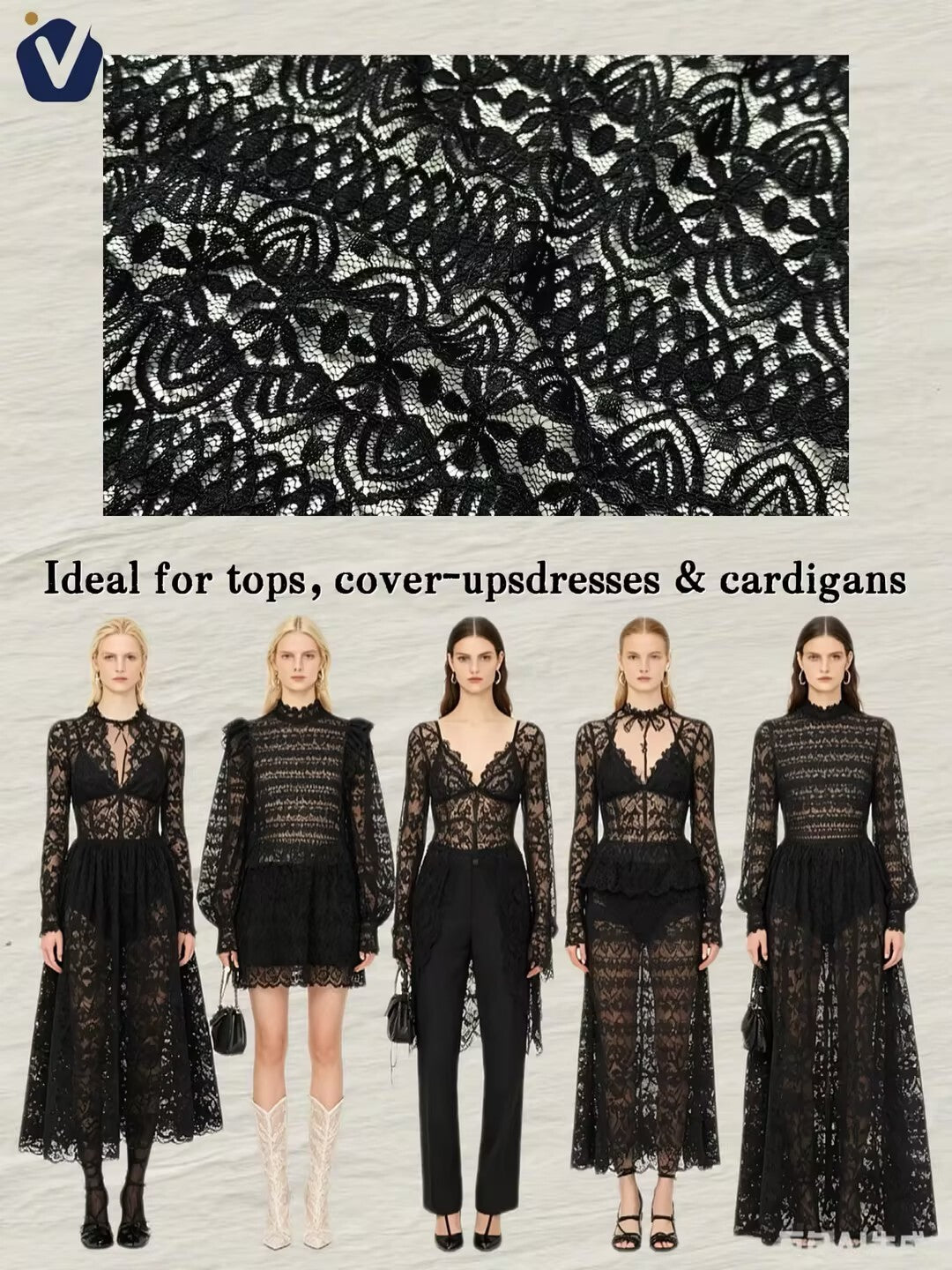 FP83127 / L3056 / 蕾丝绣花 fabric image