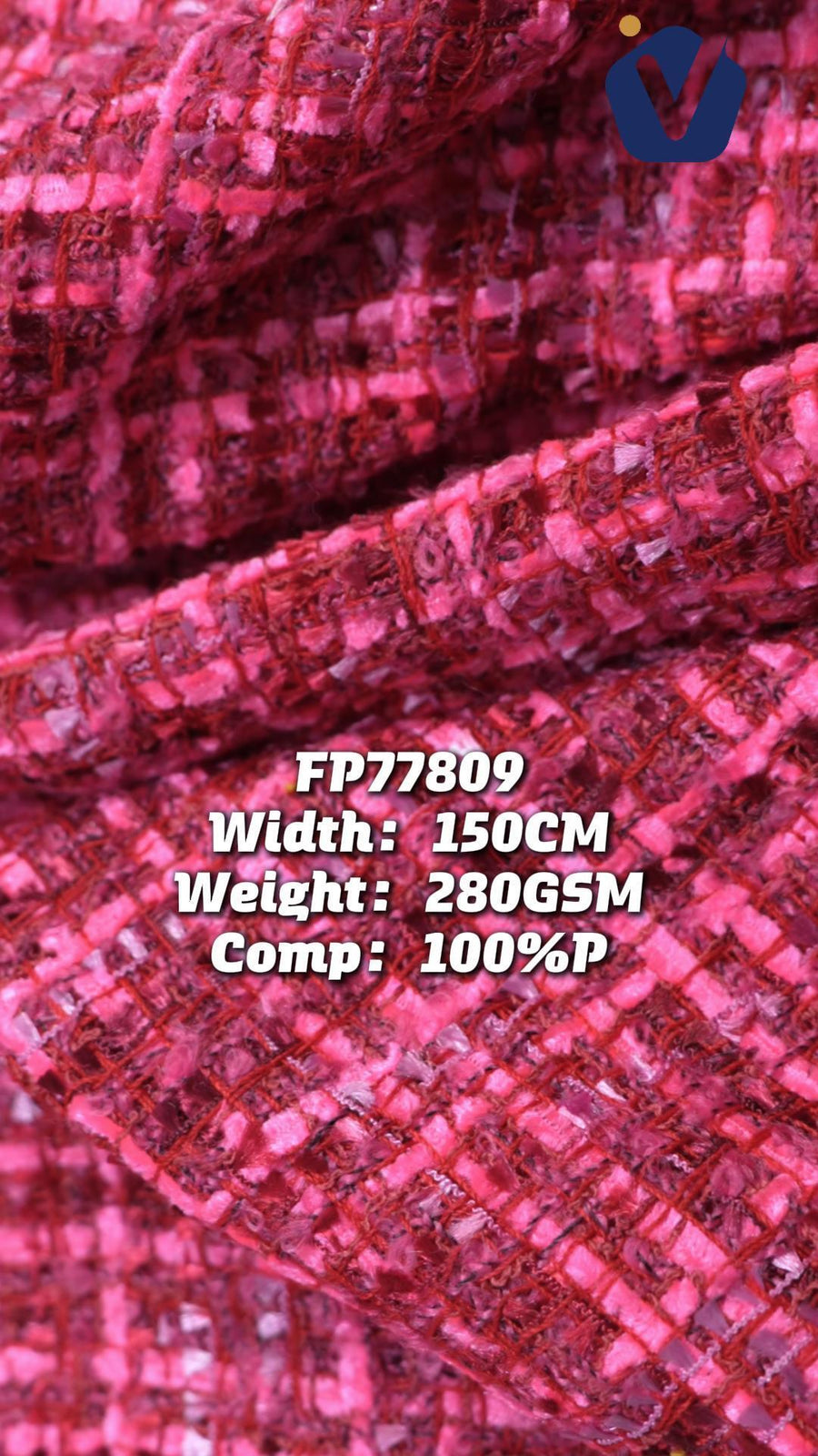 FP77809 / 264 / Chanel-style Tweed