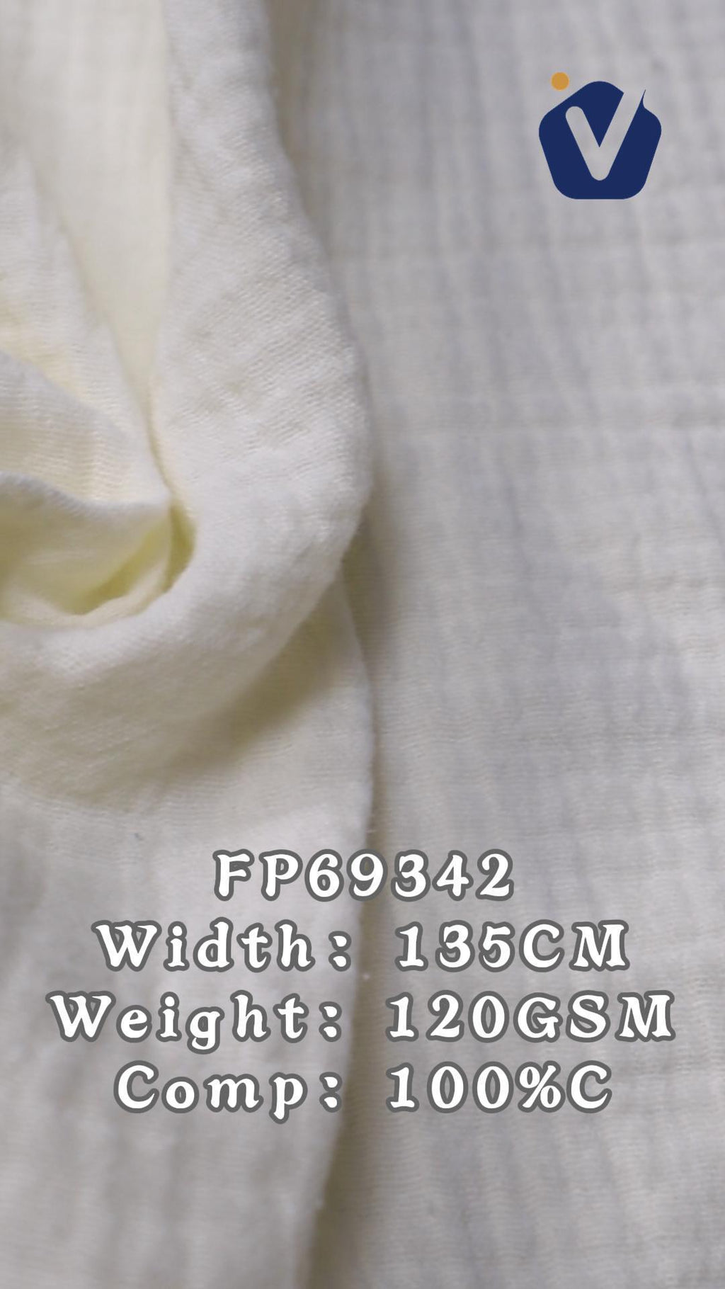 FP69342 / 全棉双层绉布印花 / 婴童绉布印花 fabric image 4