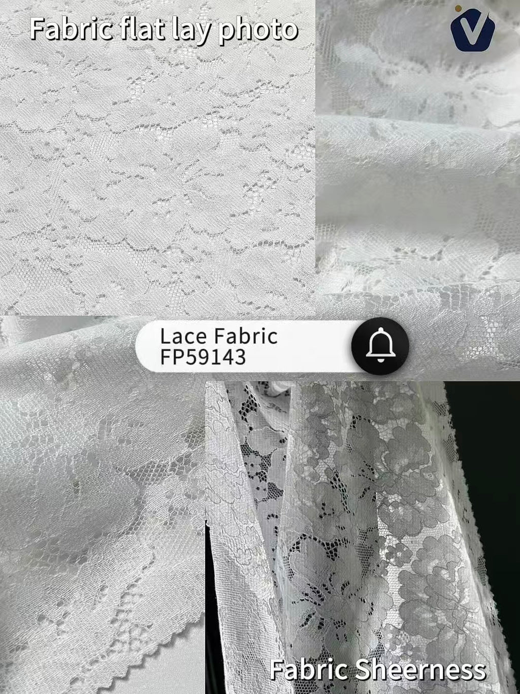 FP59143 / MP101-1 / 蕾丝绣花 fabric image 2