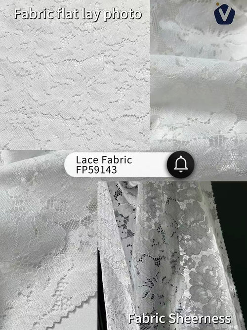FP59143 / MP101-1 / Lace Embroidery fabric image