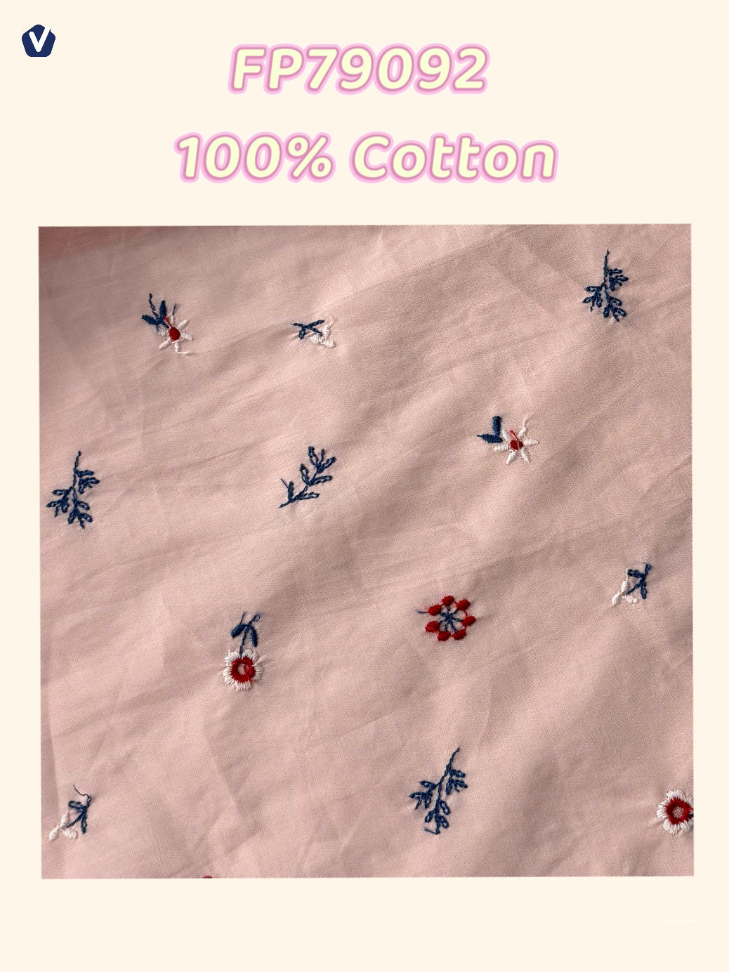 FP79092 / YX26018 / 绣花 fabric image 2