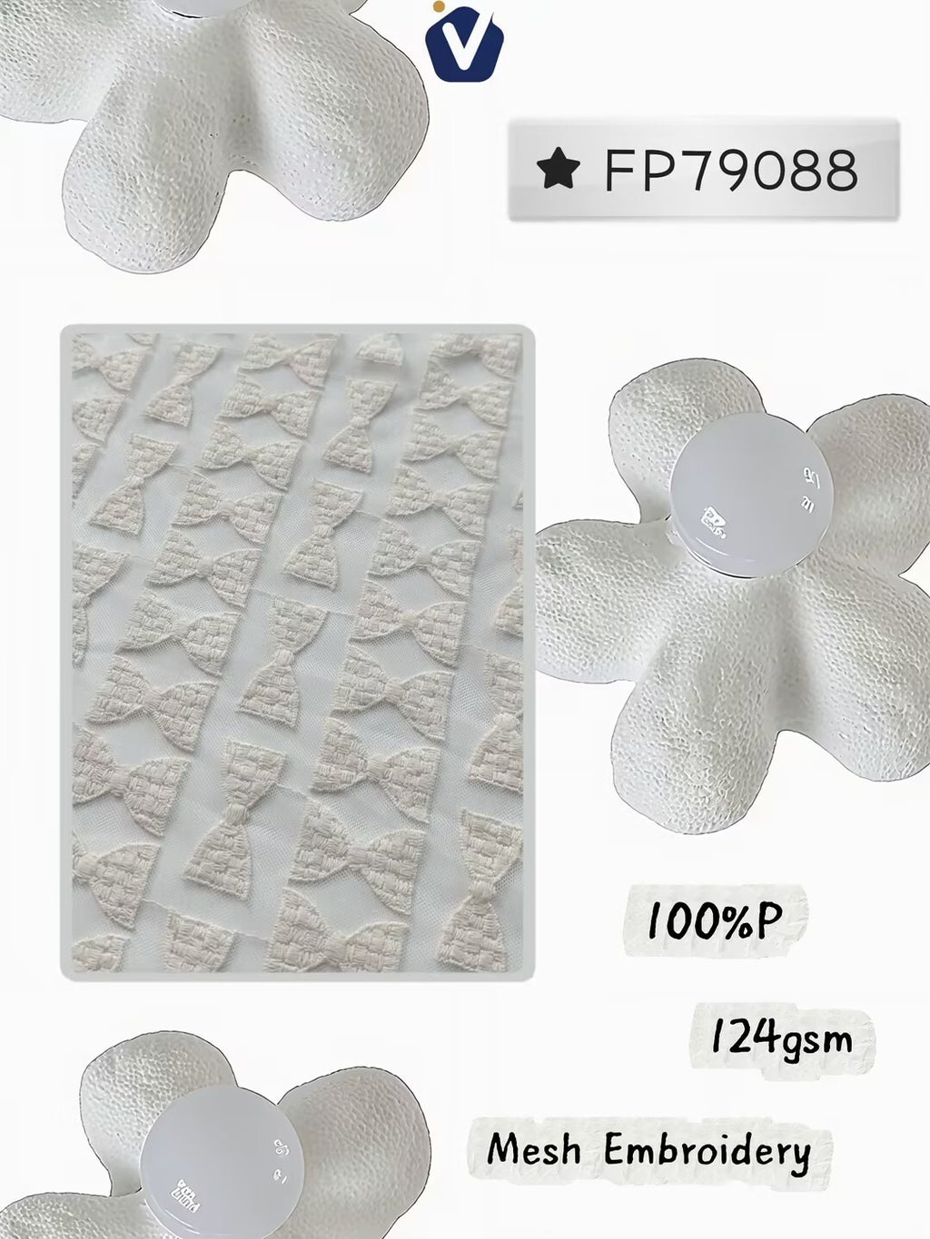 FP79088 / YX26052 / 绣花 fabric image