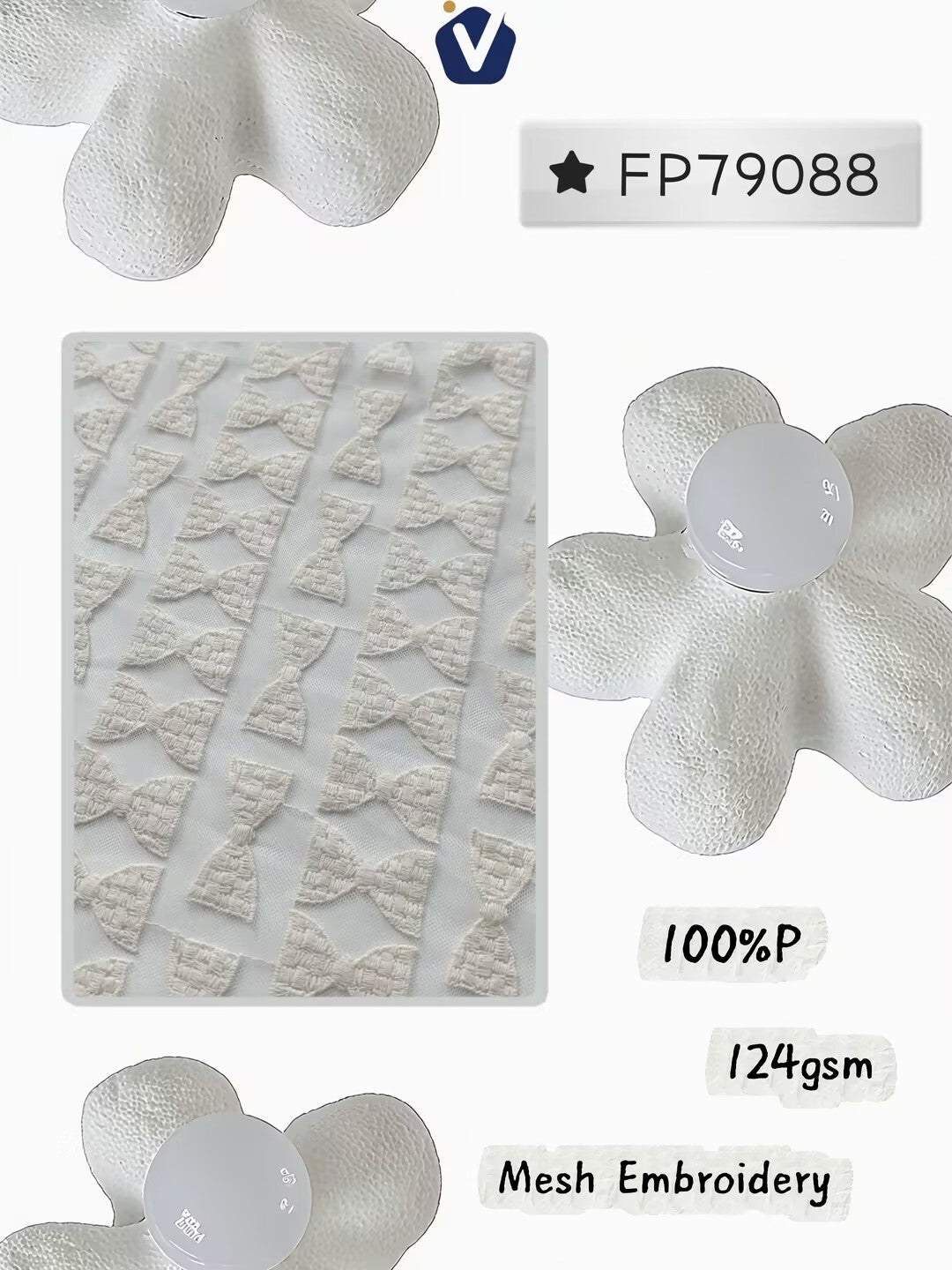 FP79088 / YX26052 / 绣花 fabric image