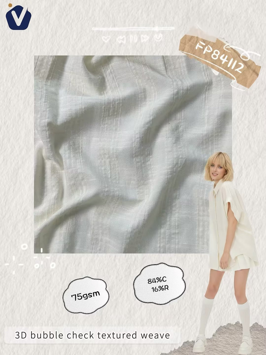 FP84112 / Media Supplement / Media Supplement Fabric fabric image